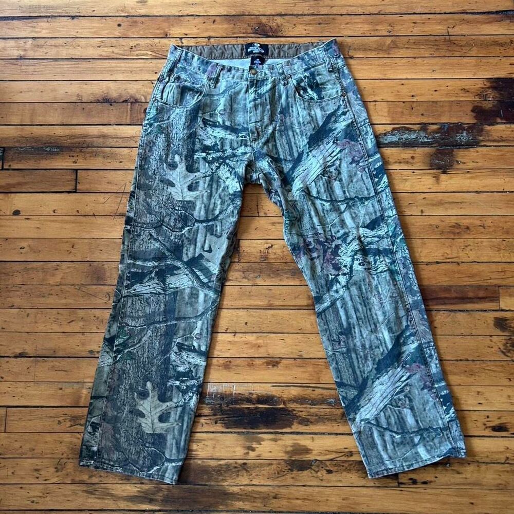 Mossy Oak Breakup Infinity Camo Jeans Real Tree Hunting Pants Denim 36x34